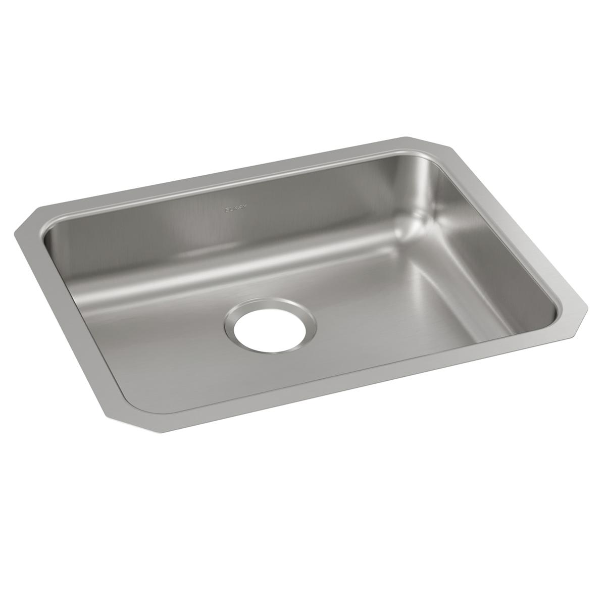 Elkay Lustertone Classic 23.5x18.25x5.4 Single Bowl Undermount ADA Stainless Steel Sink
