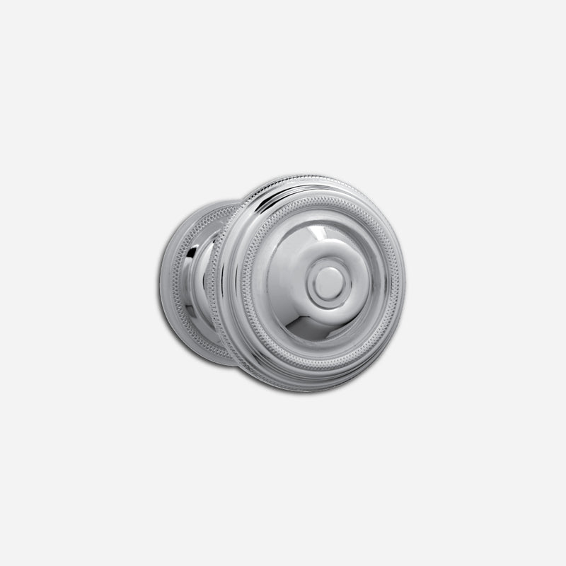 Classic Brass Chautauqua 1423 High - Quality Interior Door Knob Set Featuring a 2 - 9/16 - inch Decorative Rose