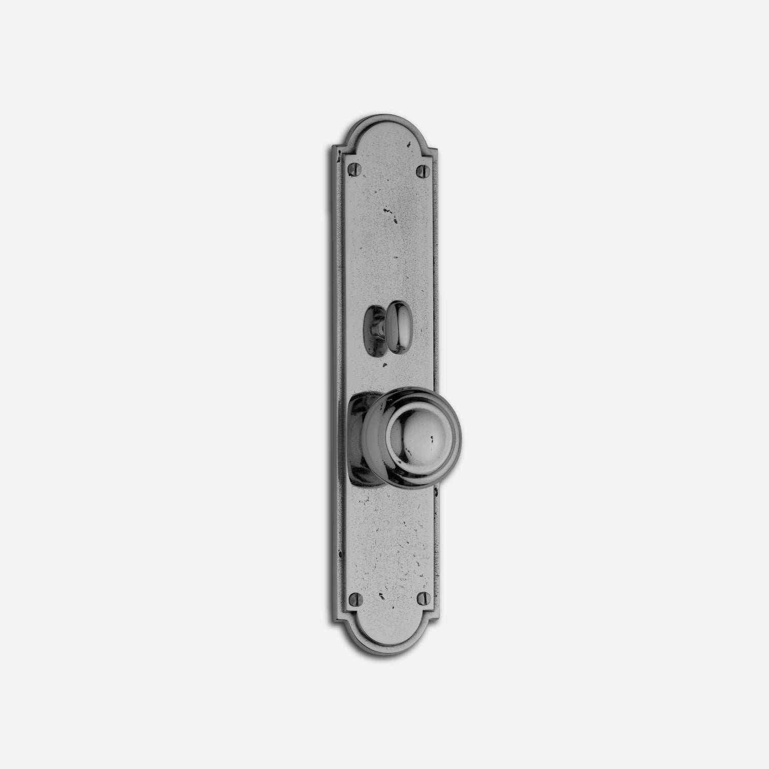 Classic Solid Brass Montana 882 Interior Door Knob Set Featuring a 1-3/4 X 10 Escutcheon for Elegant Interior Spaces