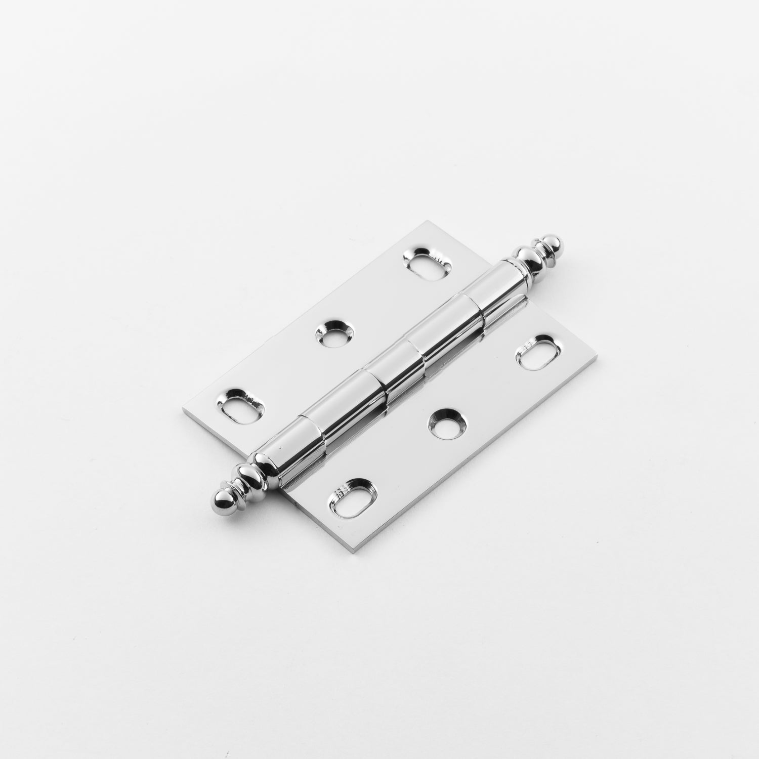 Exquisite Classic Solid Brass Mortise Hinge with Minarette Finial for Doors and Cabinetry