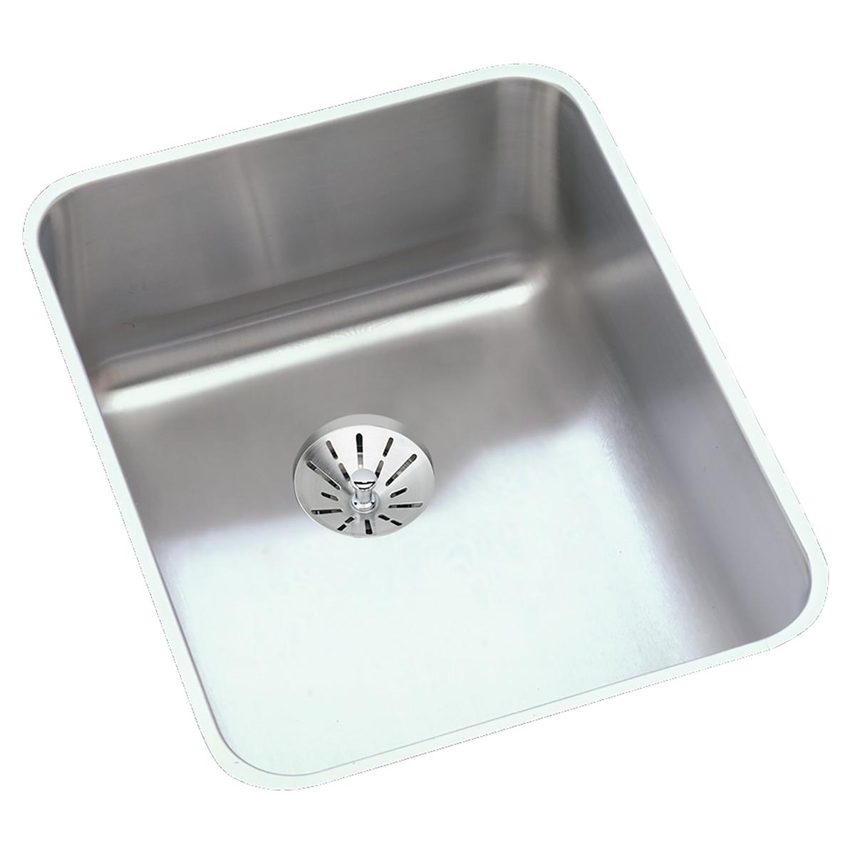 Elkay Lustertone Classic ADA-compliant 16-1/2 x 20-1/2 x 4-7/8 Single Bowl Undermount Sink with Perfect Drain