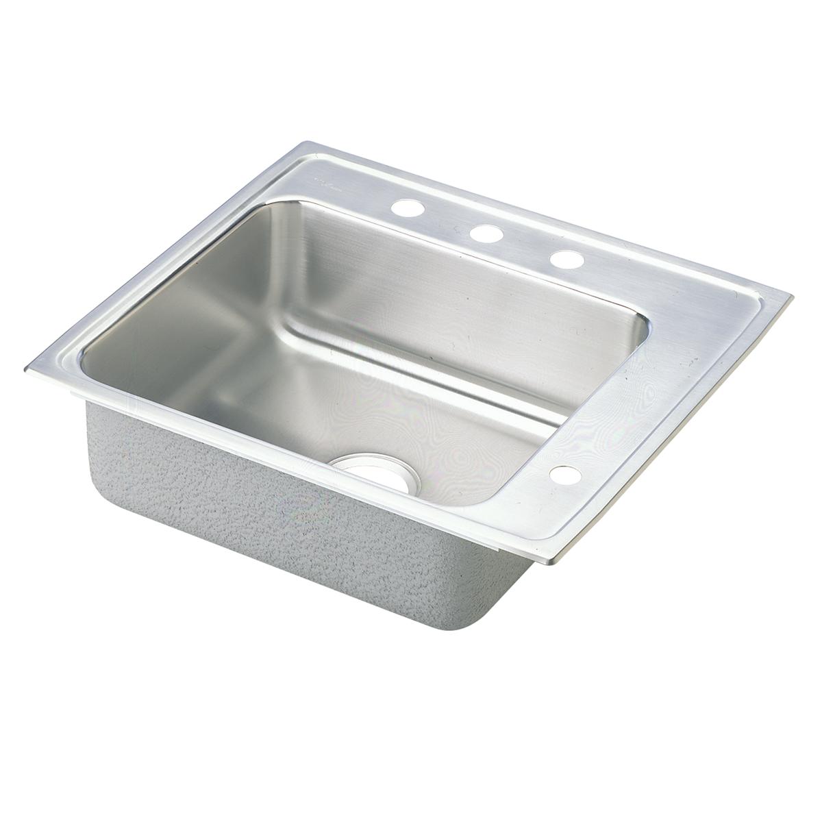 Elkay Lustertone Classic 22 x 19.5 x 5 ADA - Compliant Single Bowl Drop - in Classroom Sink