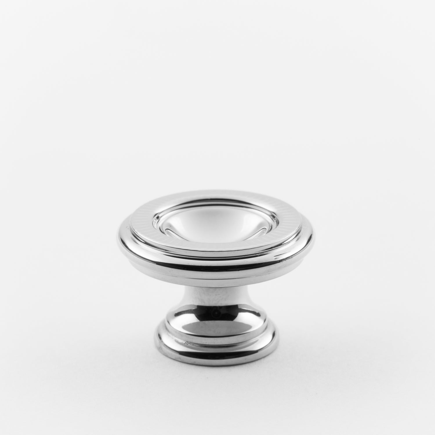 Elegant Solid Brass Hutter 31/32-Inch Cabinet Knob