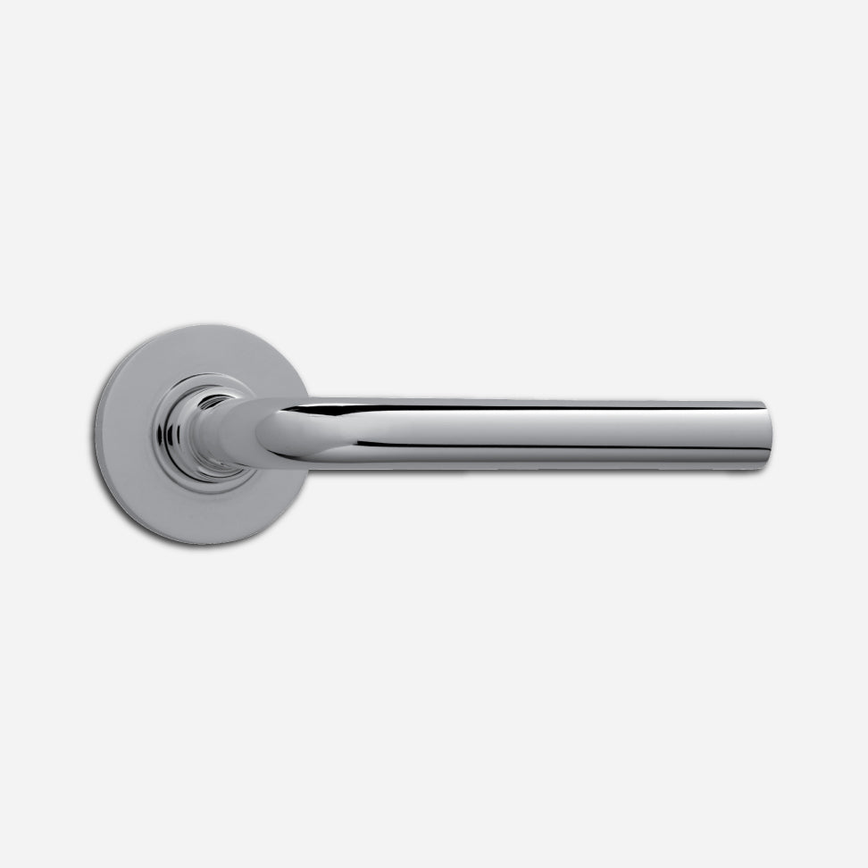 Exquisite Classic Brass Chautauqua 1640 Interior Lever Mortise Set with 2-Inch Rose