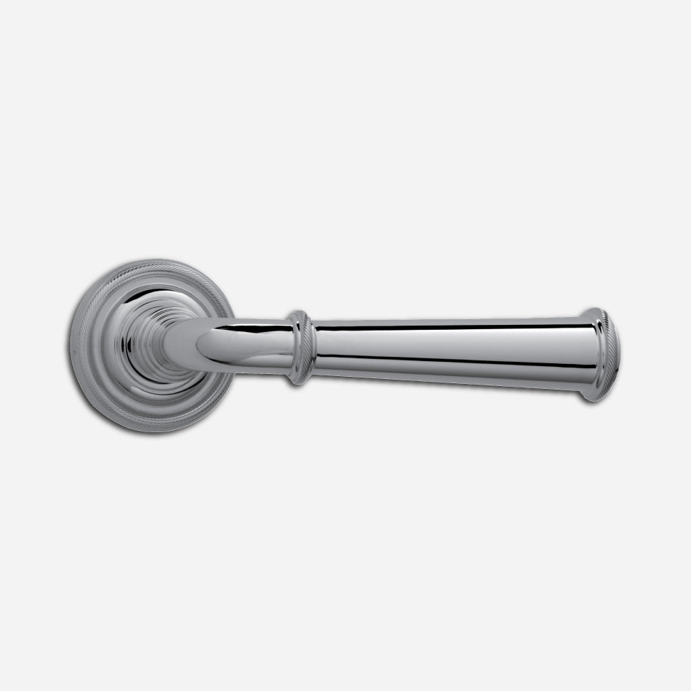 Elegant Solid Brass Classic Chautauqua 1610 Interior Lever Set with Two 2-Inch Rose Sets