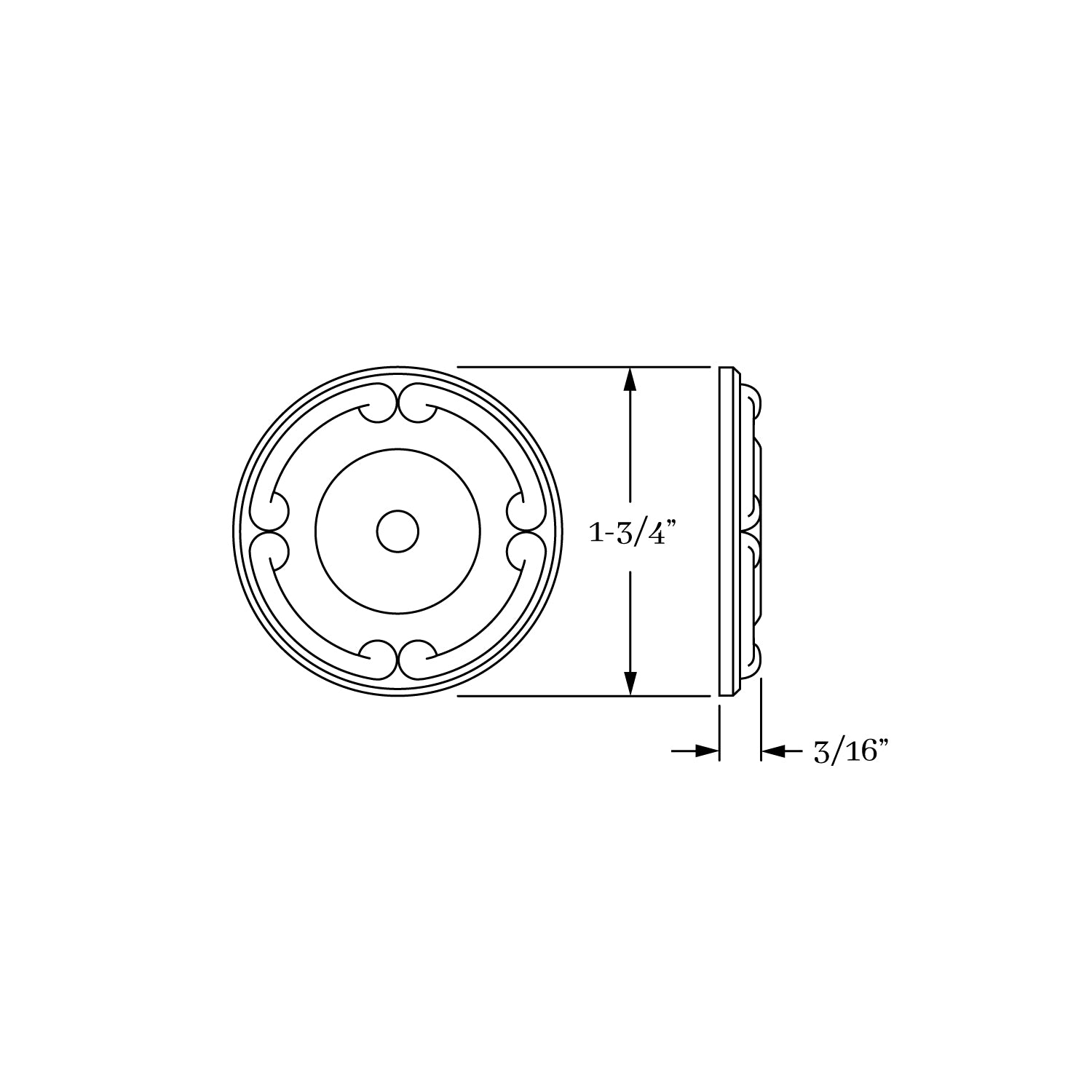 Classic Solid Brass Hyde Park 1-3/4 Inch Door Backplate - A Timeless and Elegant Choice