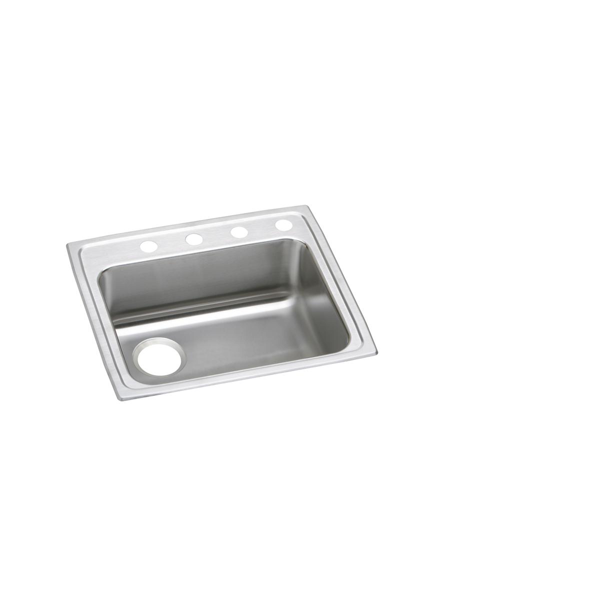 Elkay Lustertone Classic 22x19.5x5.5 Single Bowl Drop - in ADA - compliant Sink for Modern Kitchens