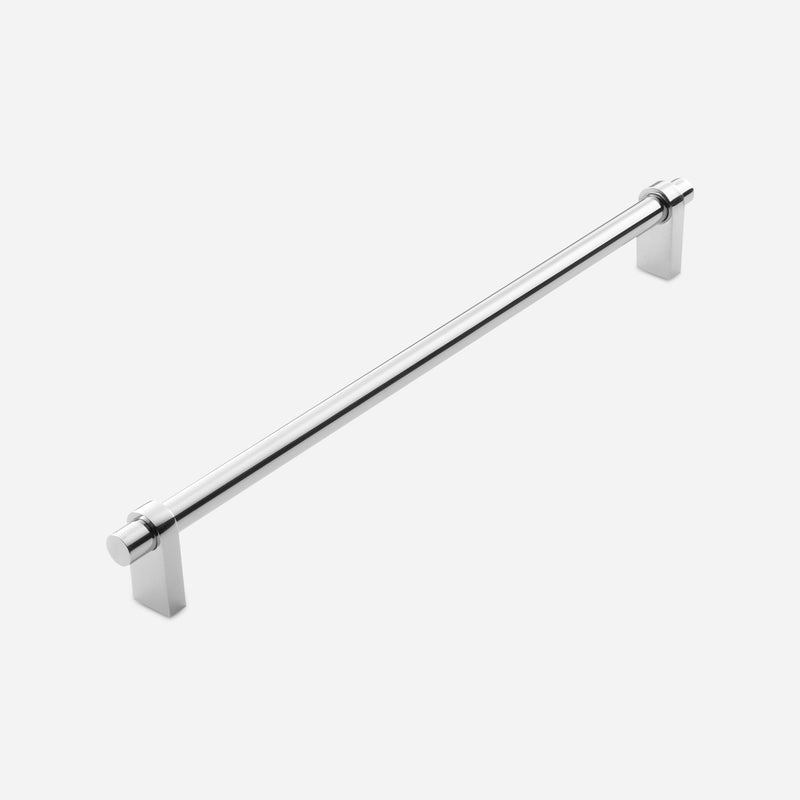 Classic Solid Brass Aspen Cabinet Pull with 12-Inch Grip and 1/2-Inch Width