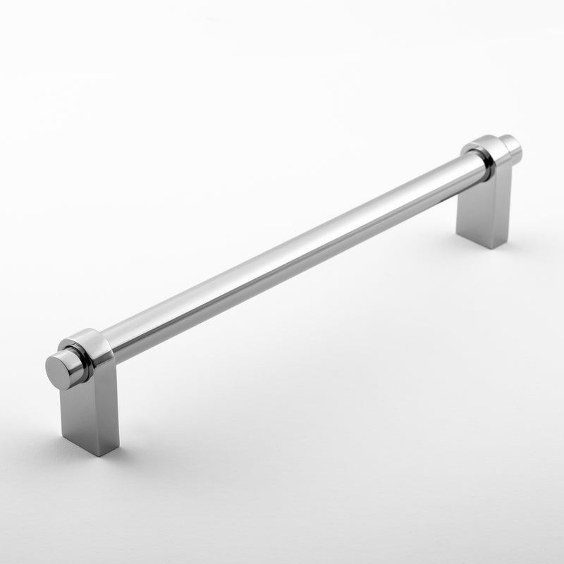 Exquisite Solid Brass 8-Inch Aspen Pull Grip - 1/2 for Timeless Doors