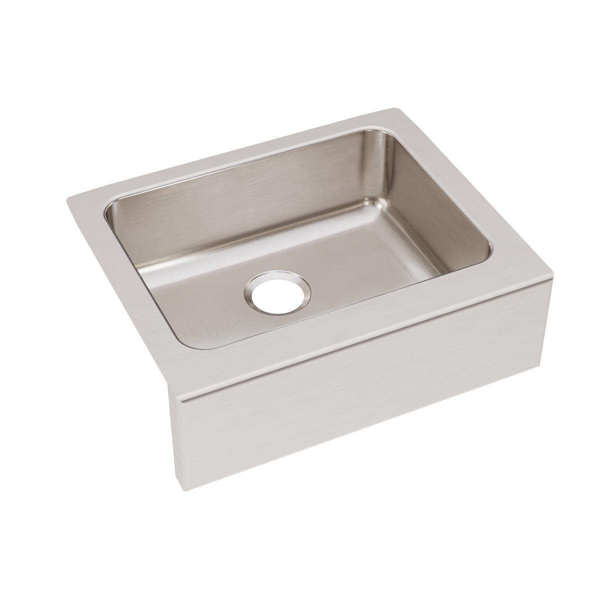 Elkay Lustertone Classic Single Bowl Farmhouse Sink - 25x20.5x7.875 inches