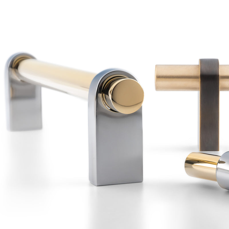 Timeless Solid Brass Aspen 6-Inch 1/2-Diameter Pull Grip