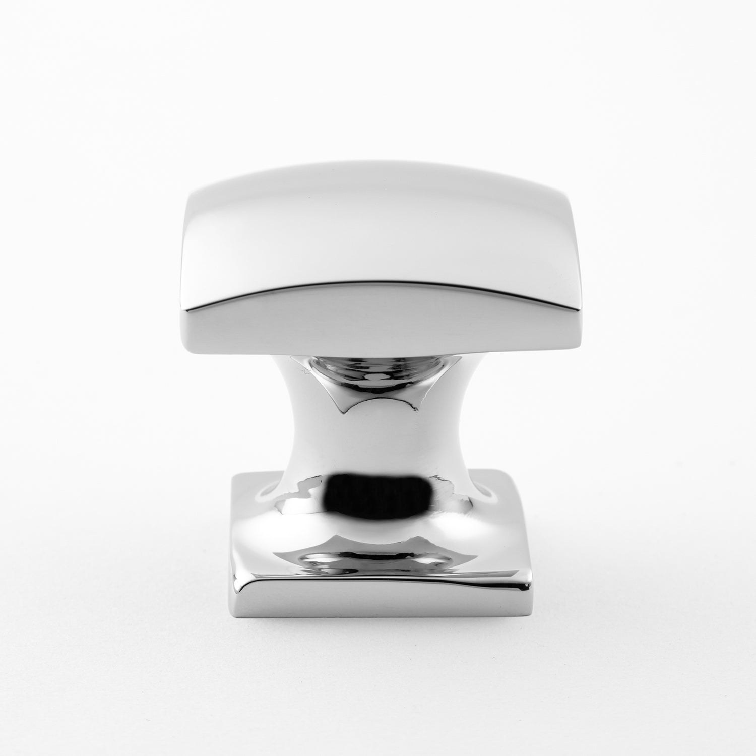 Exquisite Solid Brass Founders 1 3/8 - Inch Square Cabinet Knob
