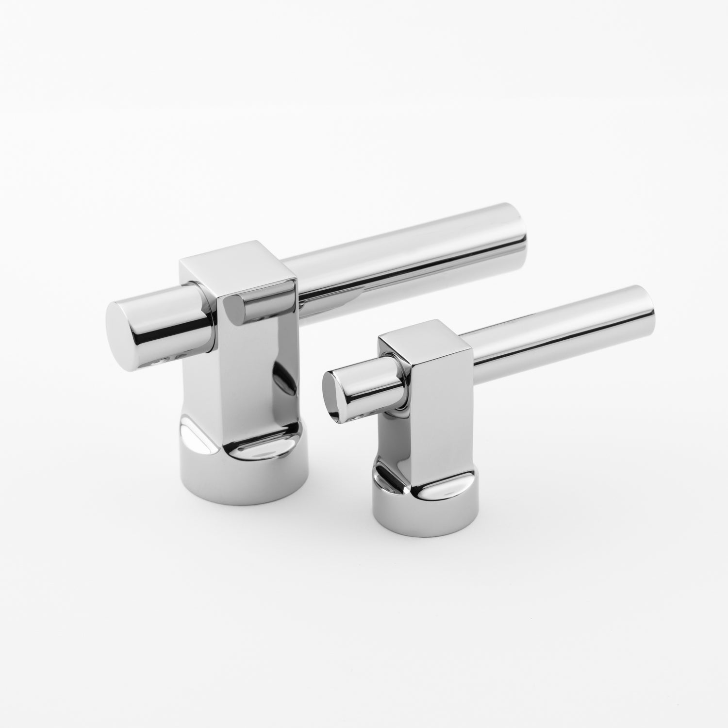 Large - Premium Solid Brass Reverie L Pull for Timeless Spaces