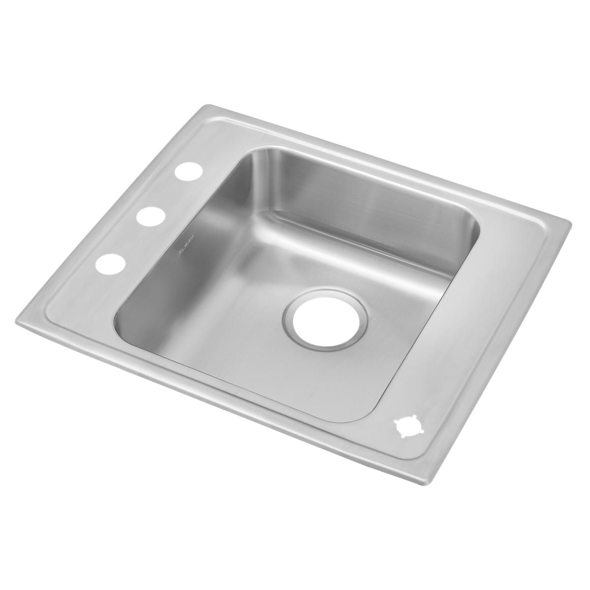 Elkay Lustertone Classic 22 x 19.5 x 5 ADA - Compliant Single Bowl Drop - in Classroom Sink