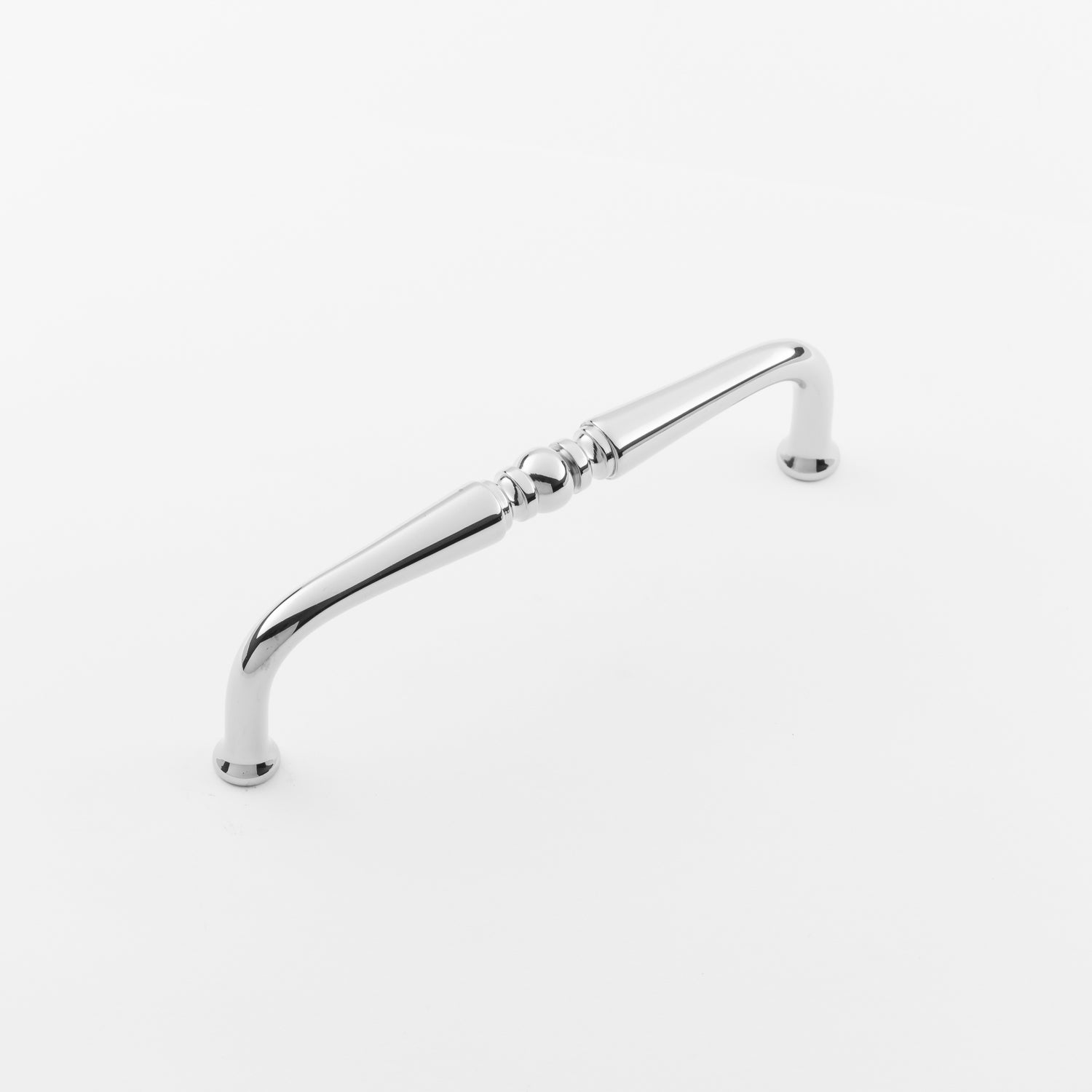 Exquisite Classic Brass Hutter 4-Inch Center-to-Center Cabinet Pull