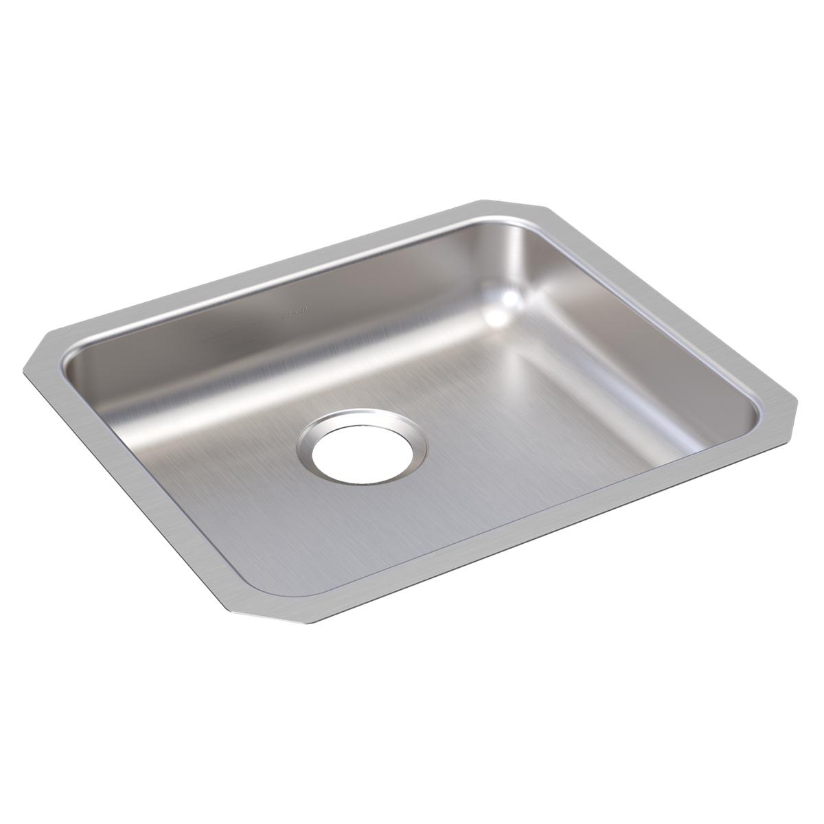 Elkay Lustertone Classic 21.5 x 18.5 x 4.375 Single Bowl Undermount ADA - Compliant Stainless Steel Sink
