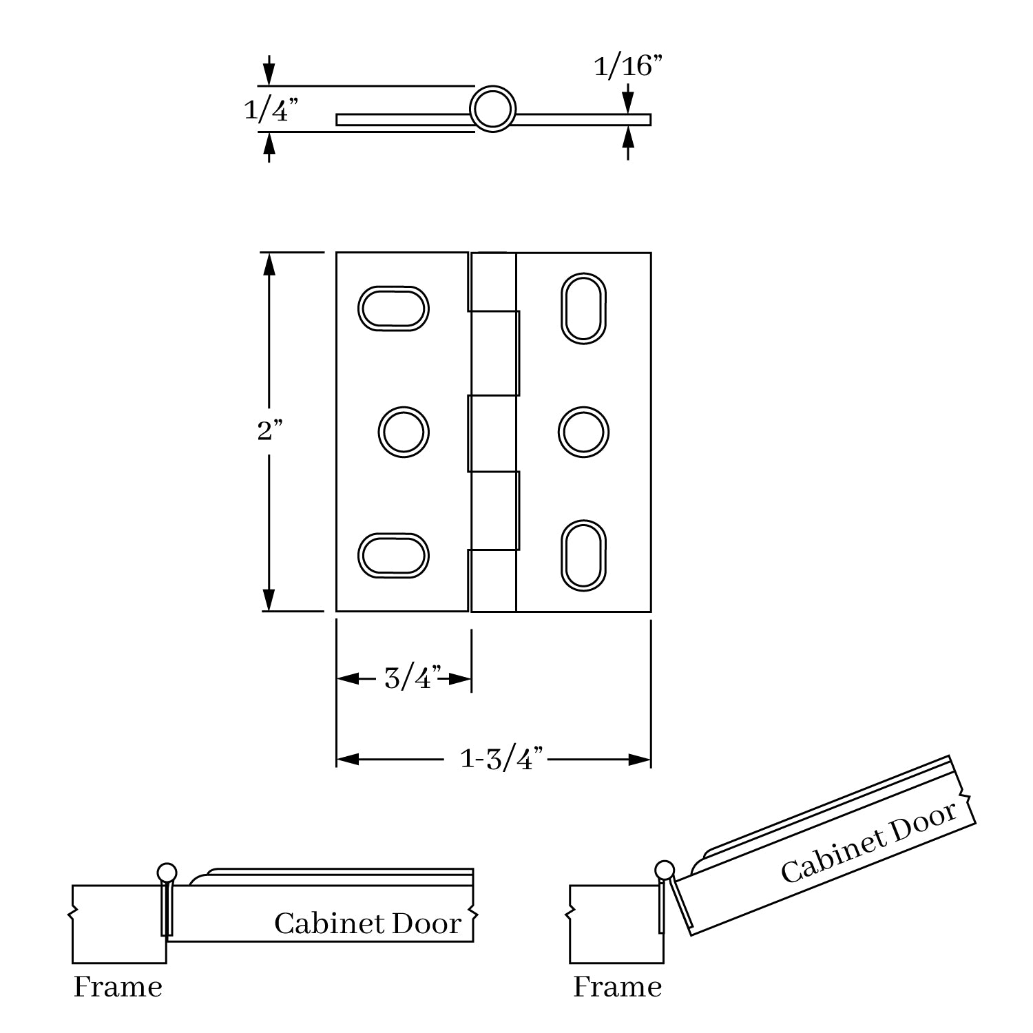 Exquisite Solid Brass Flush Mortise Hinge for Timeless Appeal
