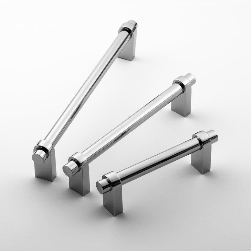 Exquisite Solid Brass 8-Inch Aspen Pull Grip - 1/2 for Timeless Doors