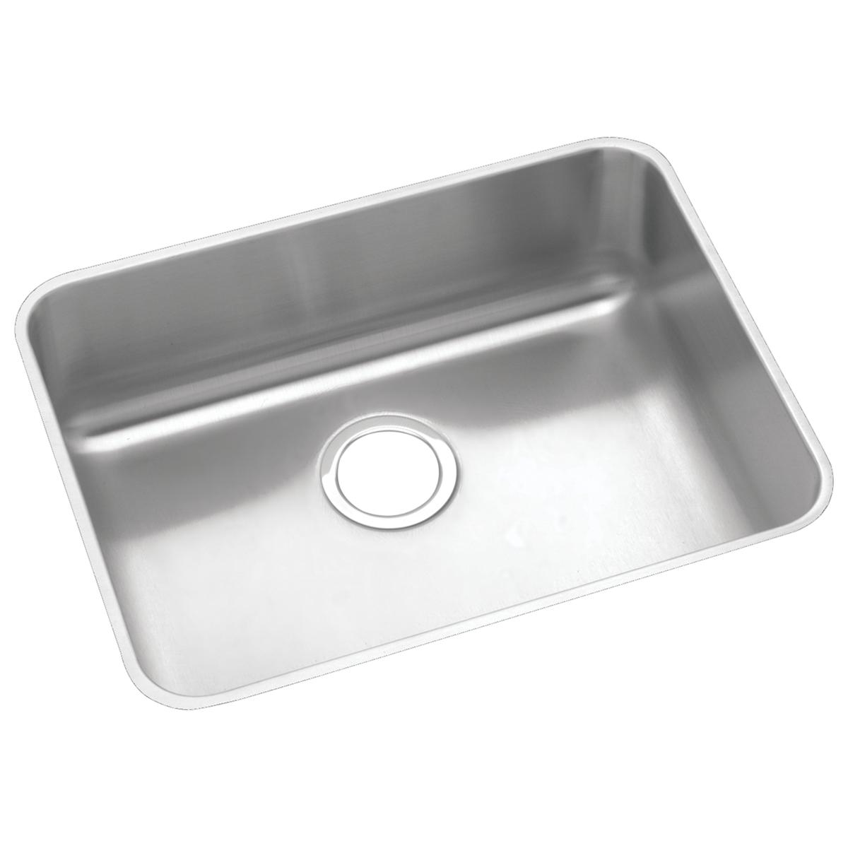 Elkay Lustertone Classic Single Bowl Undermount ADA Sink, 23-1/2 x 18-1/4 x 4-7/8