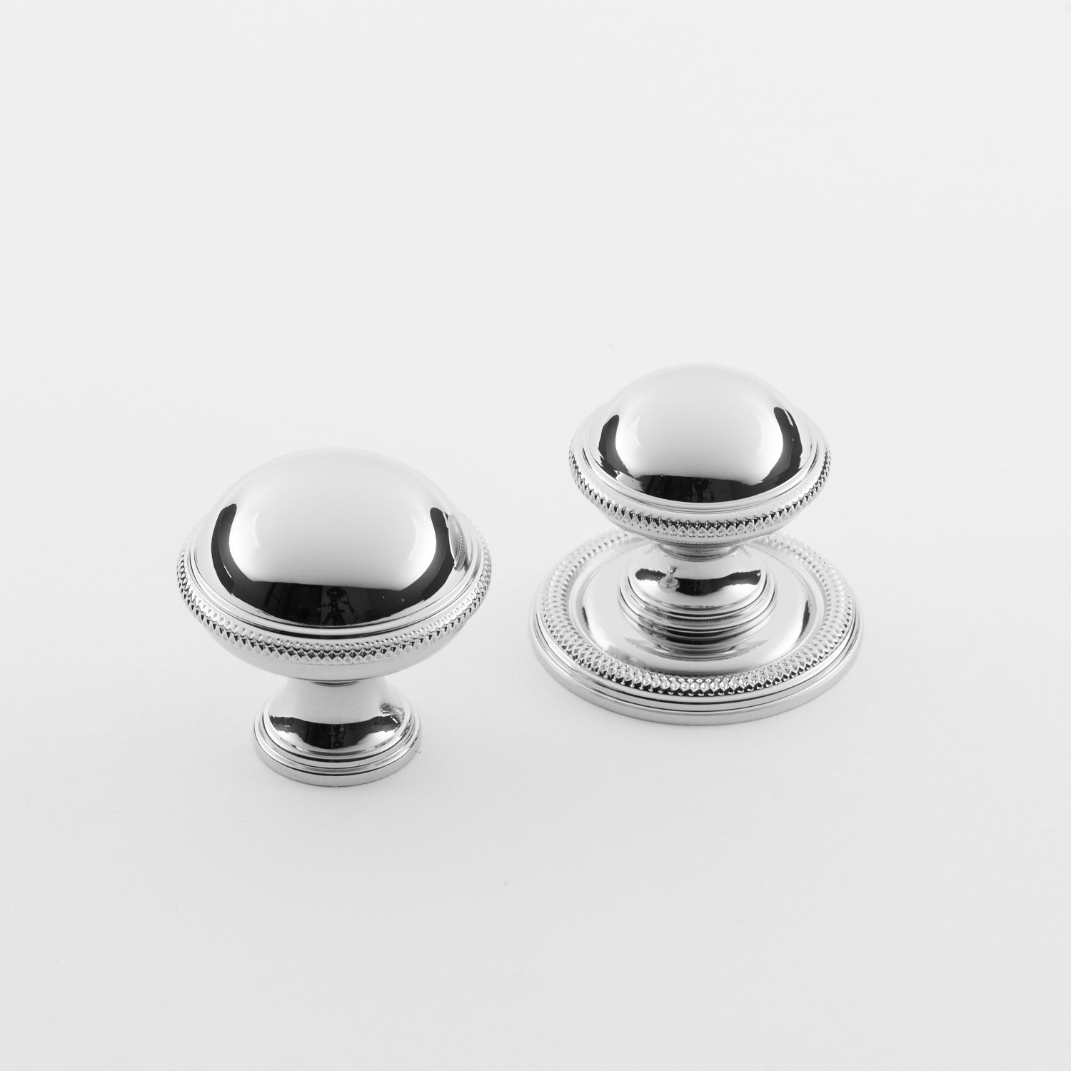 Classic Brass Hutter 1 1/4 - Inch Cabinet and Furniture Knob with Crosshatch Design