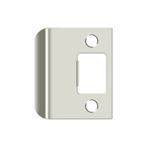 Deltana Residential Extended Lip Door Strike Plate, Measuring 2-1/4 Inches by 2 Inches