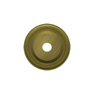 1-Inch Diameter Solid Brass Deltana Base Plate for Decorative Knobs