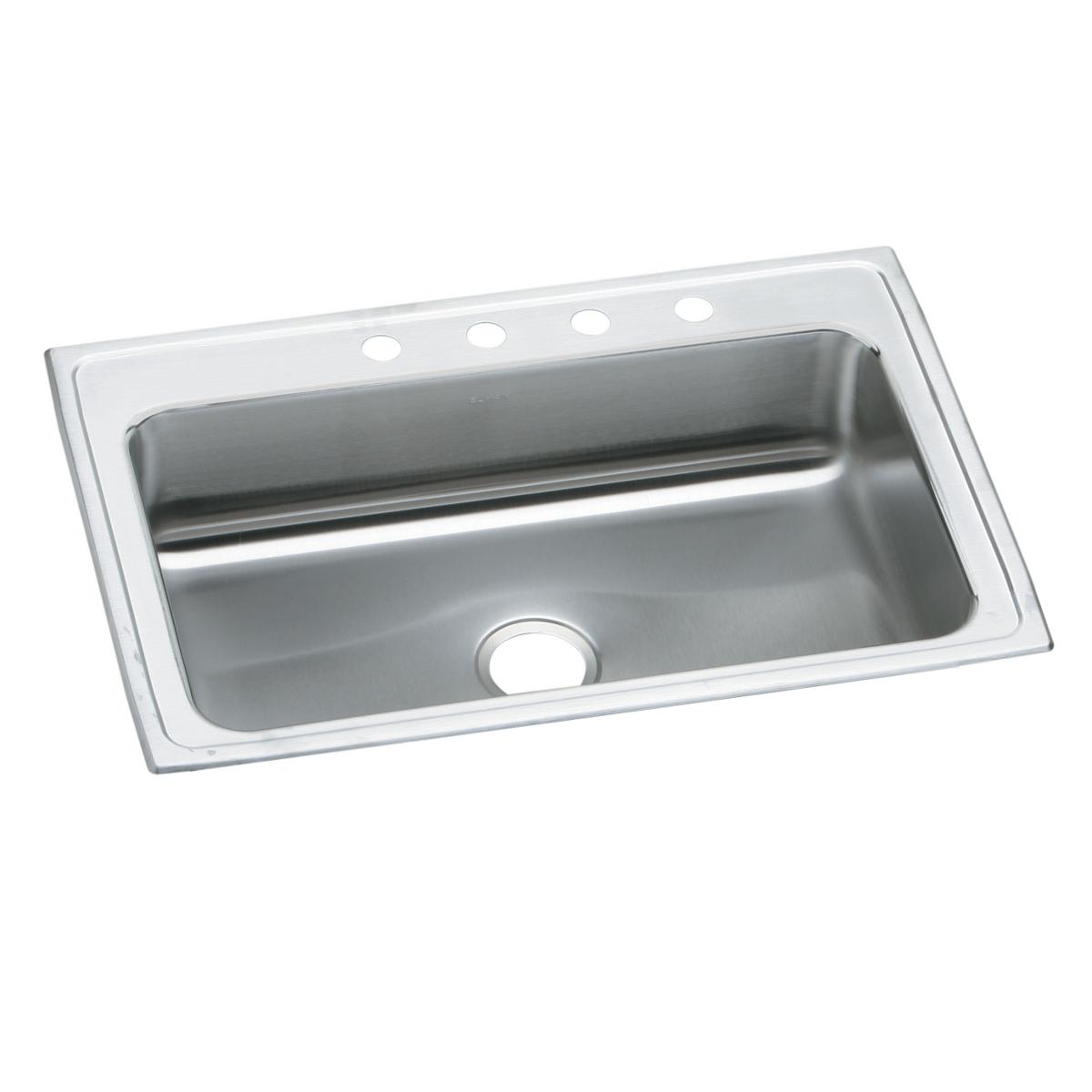 Elkay Celebrity Premium Single Bowl Drop - in Kitchen Sink with Dimensions of 33 Inches by 22 Inches by 7 - 1/4 Inches