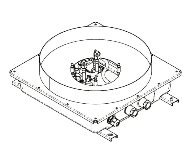 Dornbracht Various Series Ceiling Mounted Installation Rough with Light for Bathroom and Shower