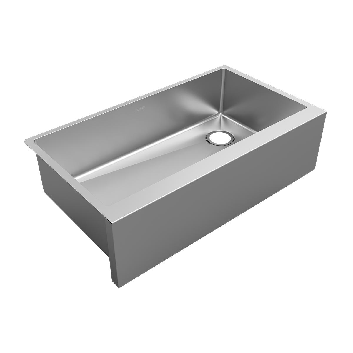 Elkay Crosstown 16 Gauge Extra-Deep Single Bowl Tall Farmhouse Kitchen Sink