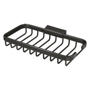 Deltana 8 x 4 Rectangular Solid Brass Wire Basket for Bathroom Storage