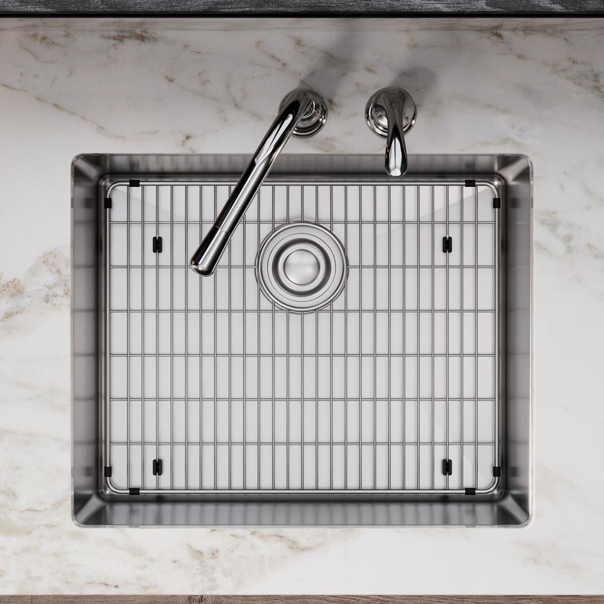Elkay Crosstown Solid Stainless Steel 19-1/2 x 15-1/2 x 1-1/4 Bottom Grid for Kitchen Sink