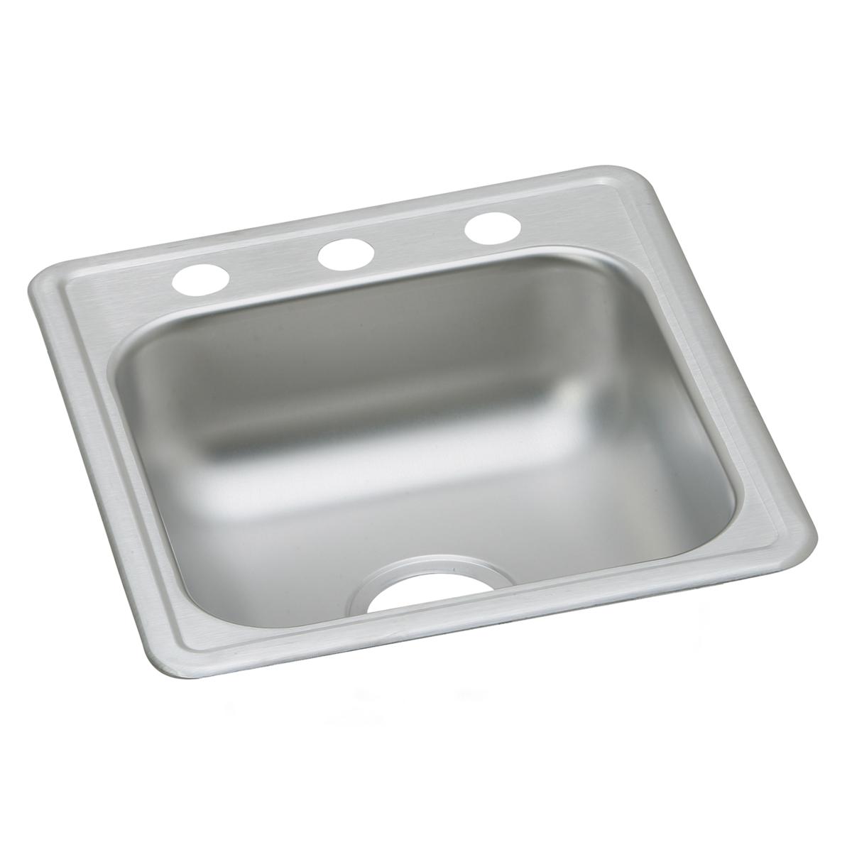 Elkay Dayton 22-Gauge Stainless Steel 17 x 19 x 6-1/8 Single Bowl Drop-in Bar Sink