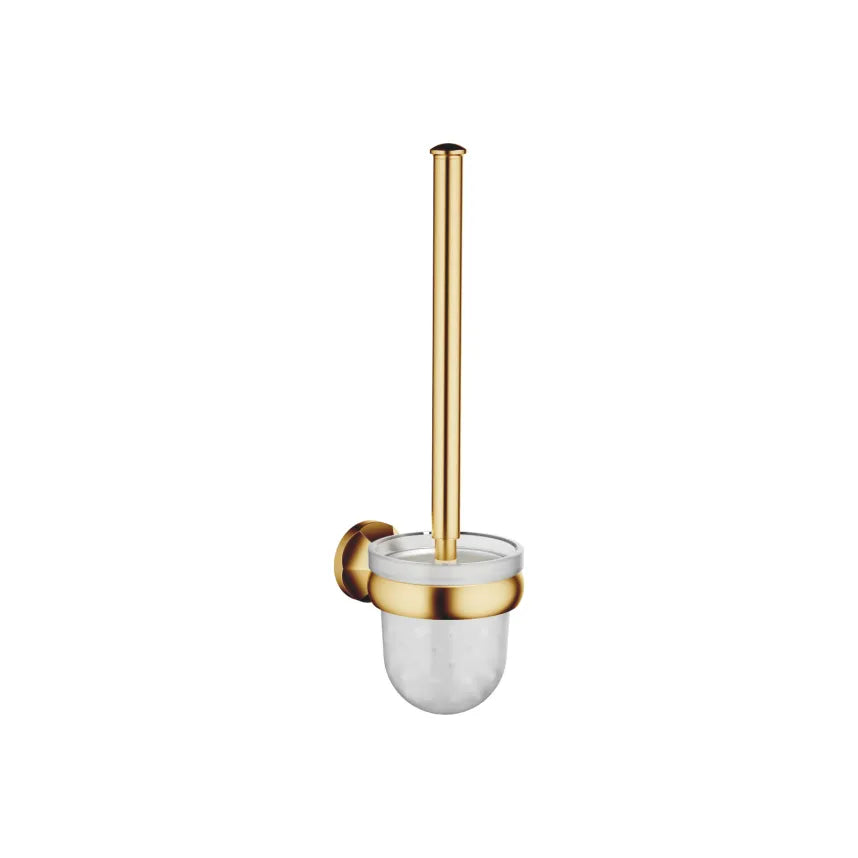 Dornbracht MADISON Wall - Mounted Frosted Glass Toilet Brush Set for Elegant Bathrooms