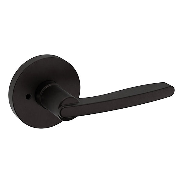 Baldwin Contemporary Tubular Lever Set with 5046 Round Rose for Doors