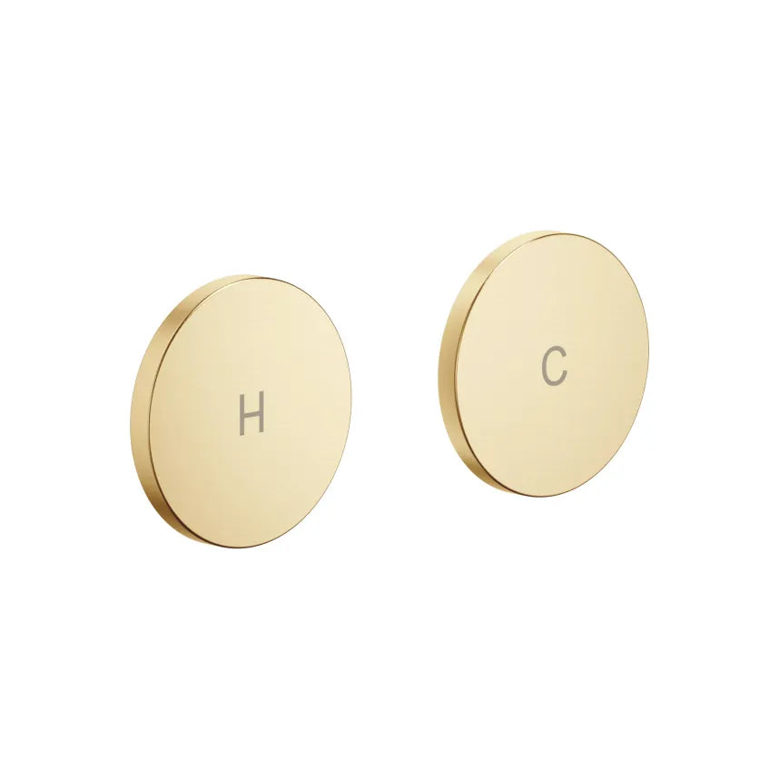 Dornbracht Custom Your Own (CYO) Handle Insert Set with Hot (H) and Cold (C) Markings for Bathroom Fixtures