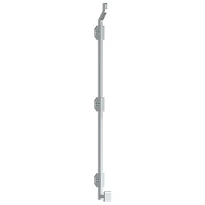 Deltana 26-Inch Solid Brass Modern Offset Surface Bolt for Enhanced Door Security