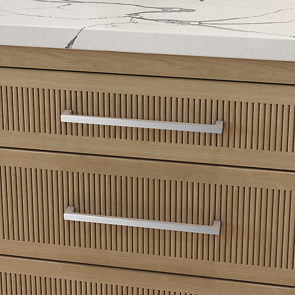 Baldwin's Contemporary Solid Brass Cabinet Pull in Various Sizes
