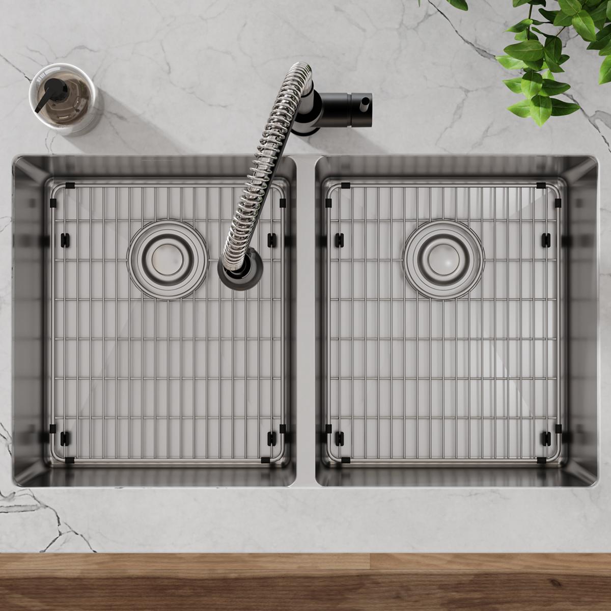 Elkay Crosstown Stainless Steel Bottom Grid for Kitchen Sinks, Measuring 13 x 15-1/2 x 1-1/4 Inches
