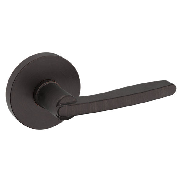 Baldwin Contemporary Tubular Lever Set with 5046 Round Rose for Doors