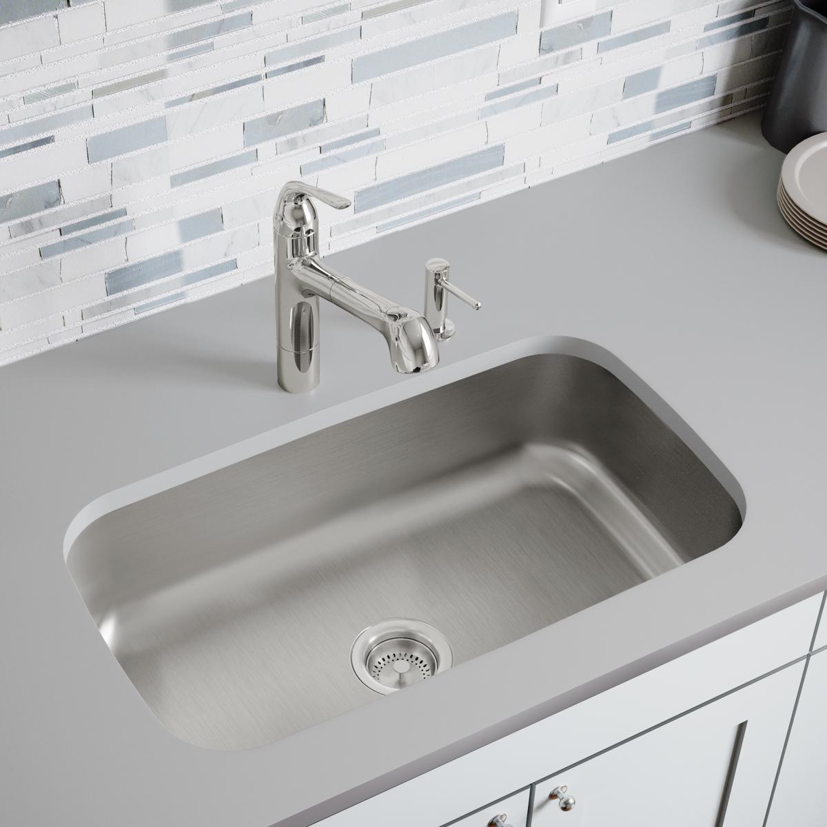 Elkay Dayton 30-1/2 x 18-1/4 x 8 Premium Single Bowl Undermount Stainless Steel Sink