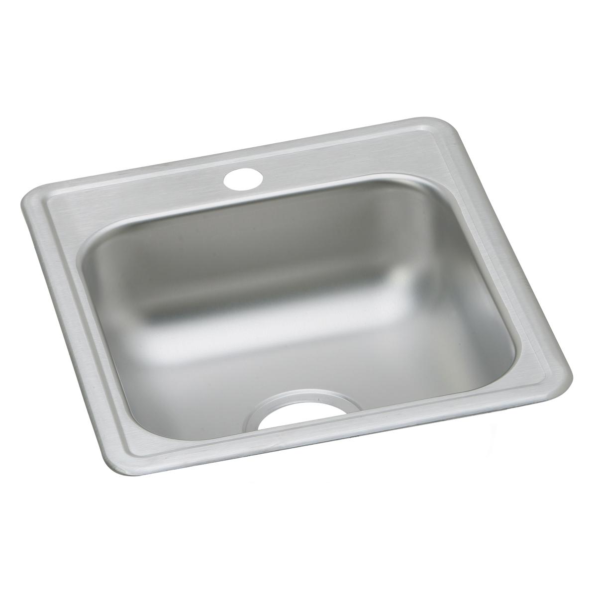 Elkay Dayton 22-Gauge Stainless Steel 17 x 19 x 6-1/8 Single Bowl Drop-in Bar Sink