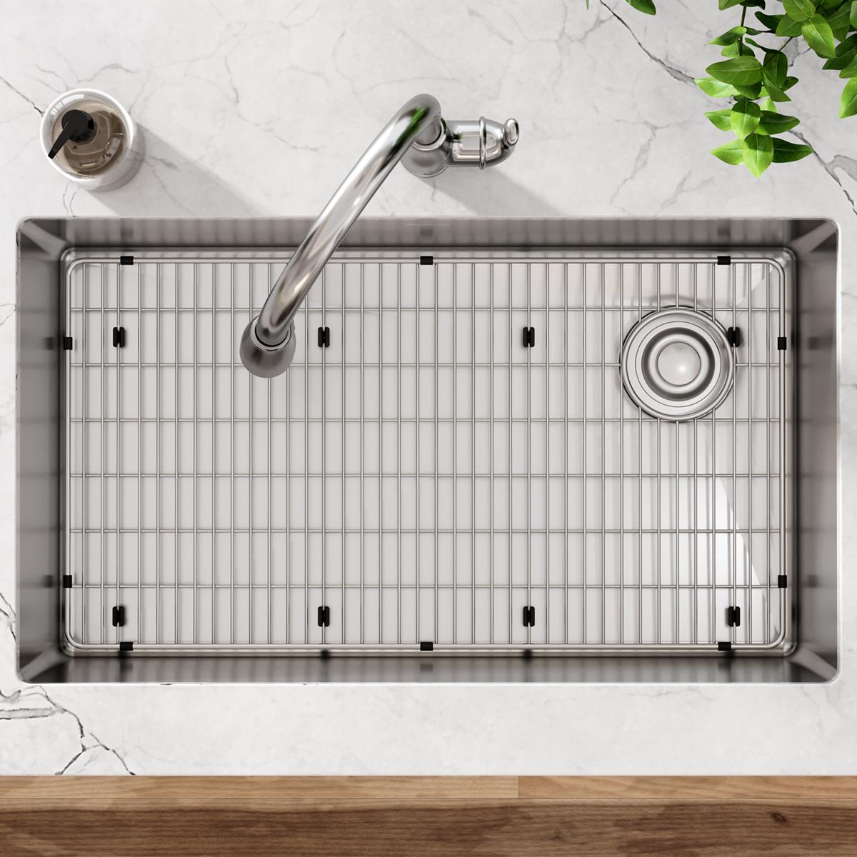 Elkay Crosstown 18 Gauge Single Bowl Undermount Sink Kit - 31.5 x 18.5 x 9