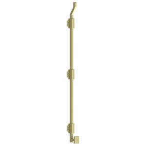 Deltana 26-Inch Solid Brass Modern Offset Surface Bolt for Enhanced Door Security
