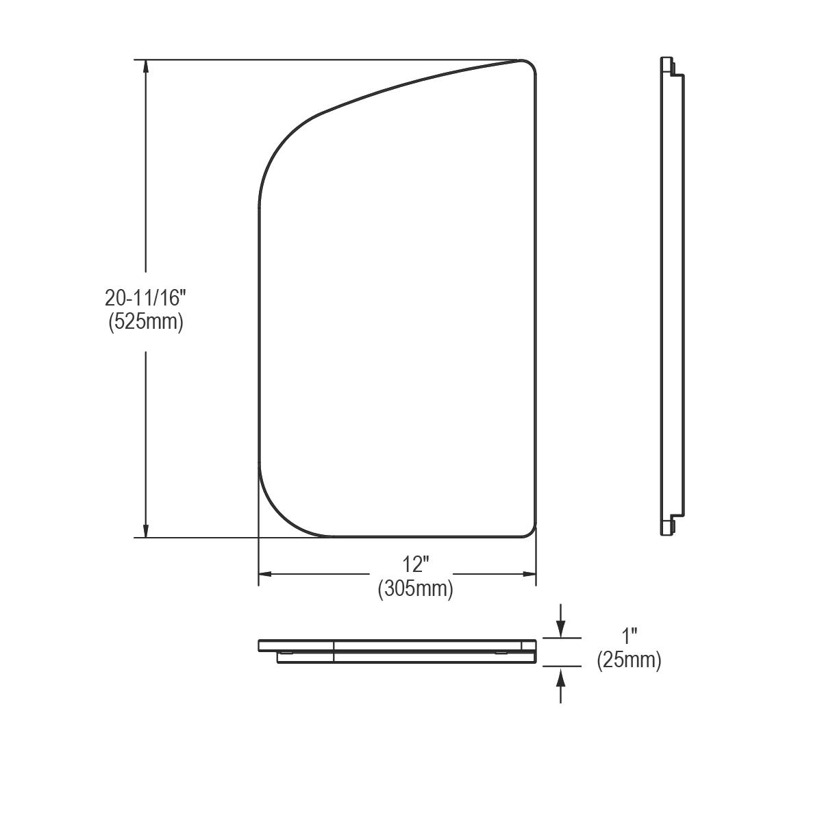 Premium Elkay Hardwood Cutting Board for Undermount Installation - Dimensions 12 x 20-11/16 x 1