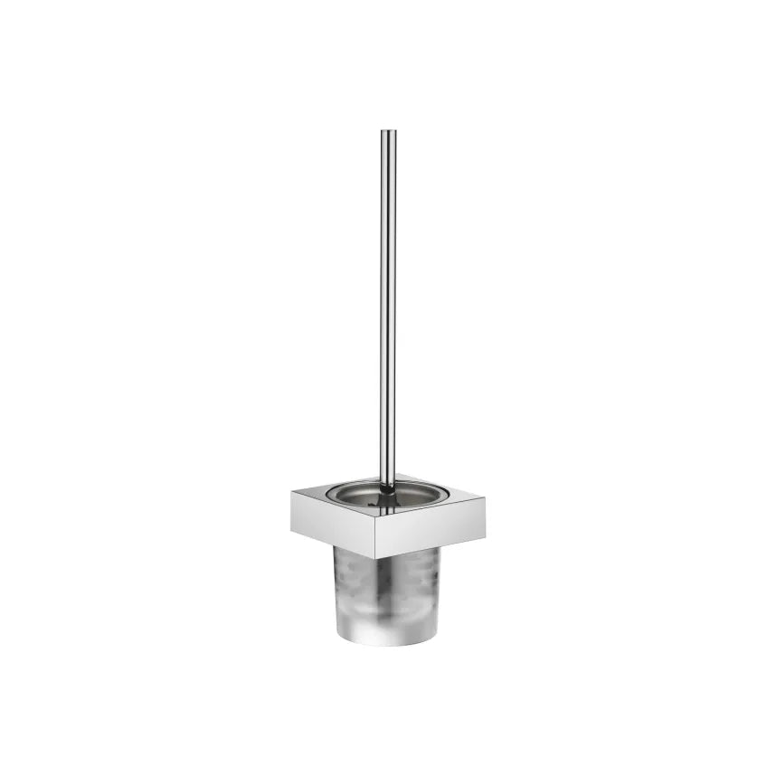 Dornbracht Wall-Mounted Frosted Glass Toilet Brush Set for Modern Bathrooms