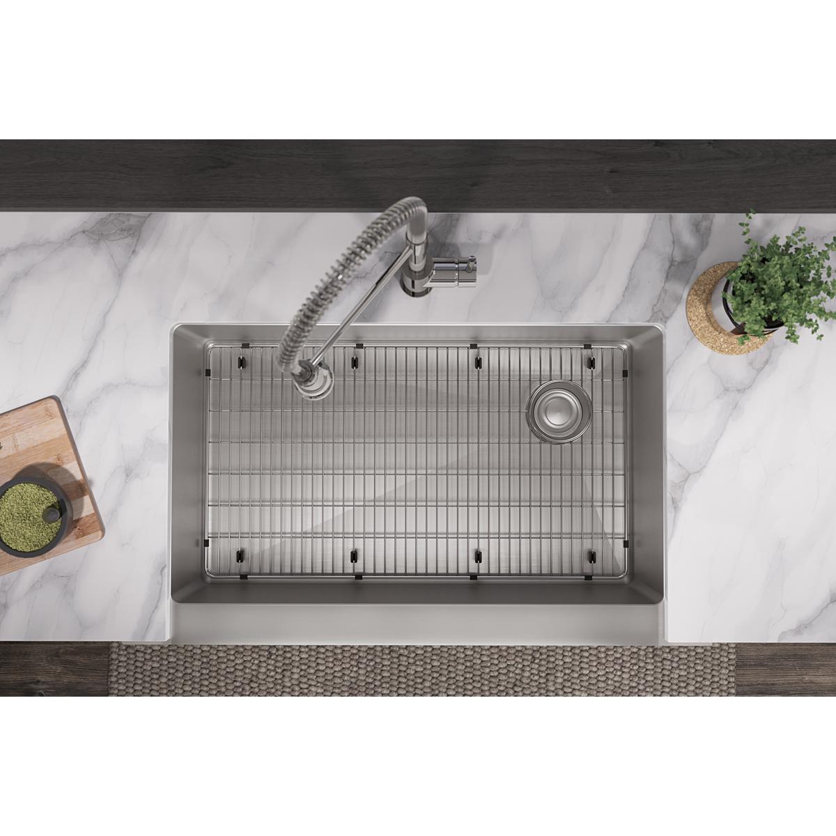 Durable Elkay Crosstown 29-1/4 x 16-1/4 x 1-1/4 Stainless Steel Bottom Grid