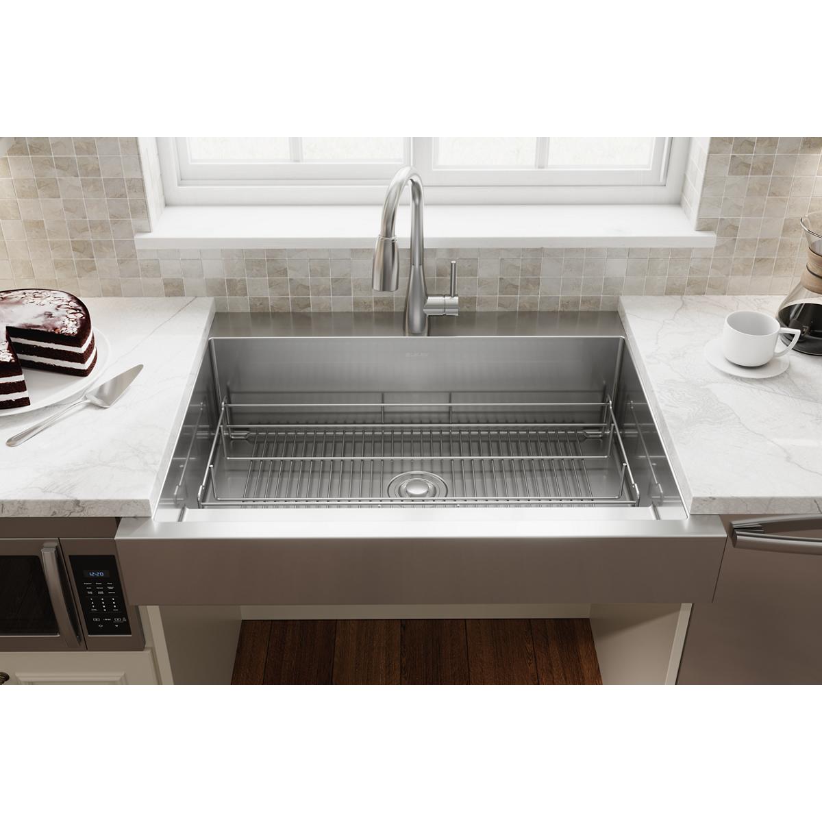 Elkay Dart Canyon 30-1/2 x 13 x 4-3/8 Durable Reversible Stainless Steel Bottom Grid