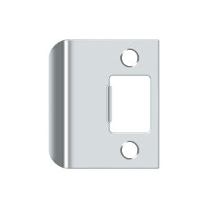 Deltana Residential Extended Lip Door Strike Plate, Measuring 2-1/4 Inches by 2 Inches