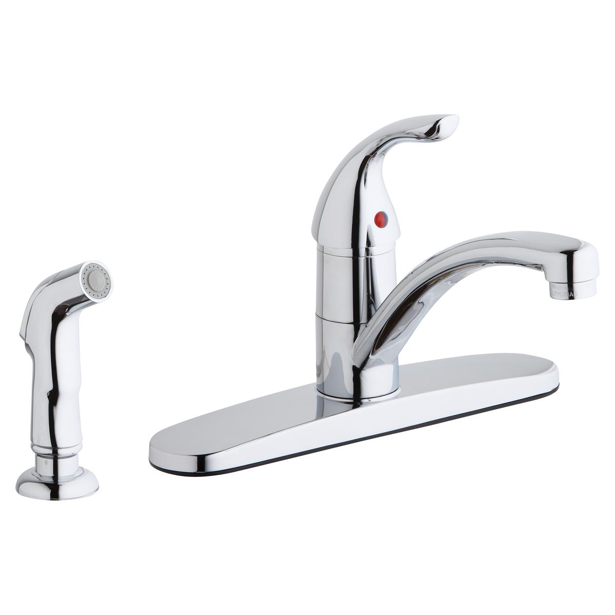 Elkay Dayton Premium Single Bowl Drop - in Kitchen Sink and Faucet Kit, Dimensions: 25 x 22 x 8 - 1/16 Inches