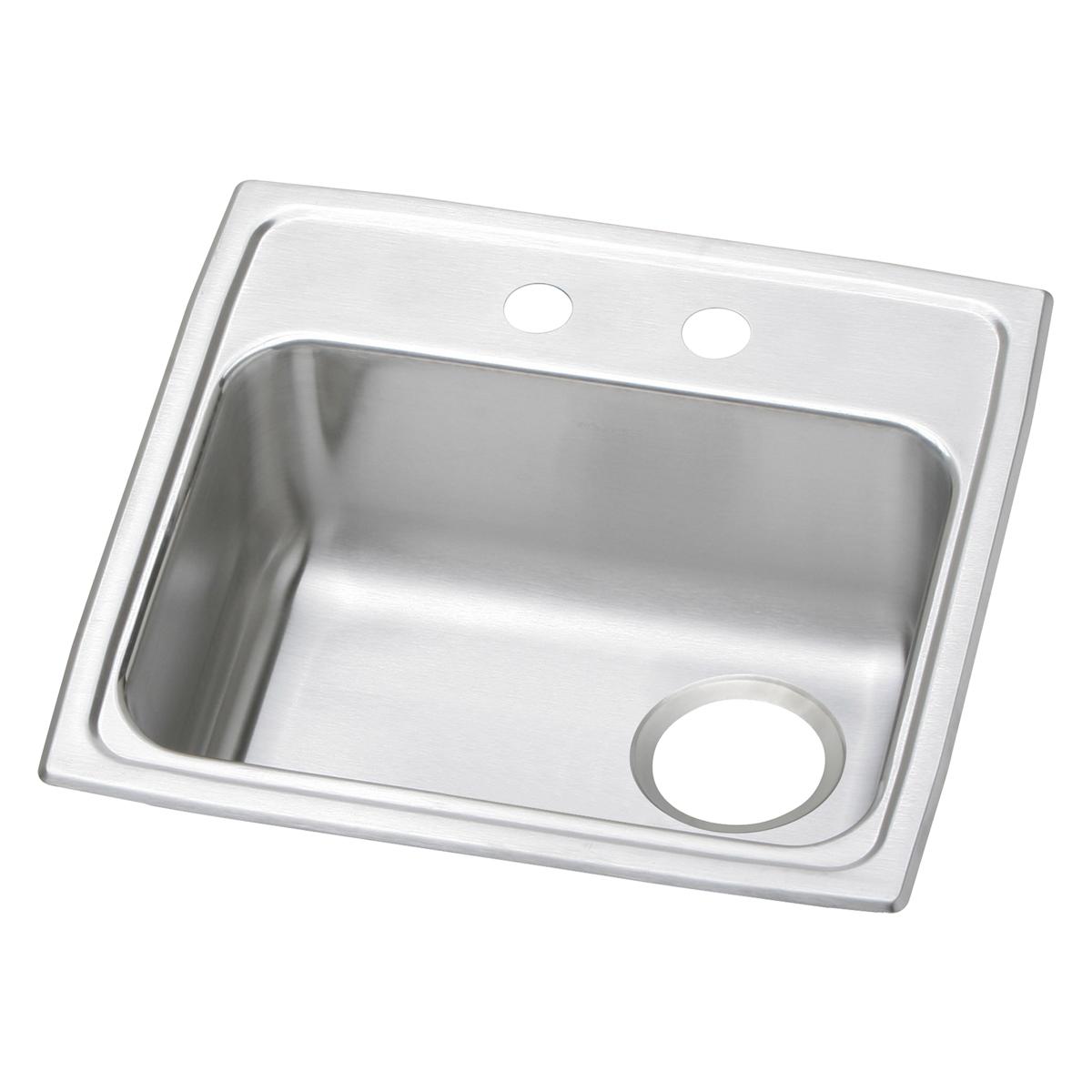 Elkay Celebrity 19.5 x 19 x 5.5 Single Bowl Drop - in ADA - compliant Sink with Quick - clip and Right Drain